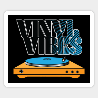 Vinyl Vibes Record PLayer Magnet